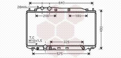 VAN WEZEL Radiators, Motora dzesēšanas sistēma 25002192